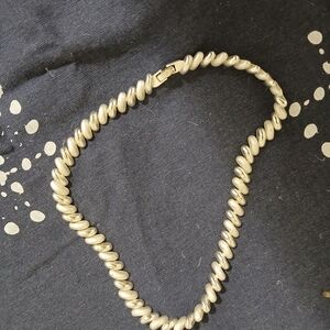 Elegant Silver Twist Necklace